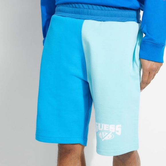 New GUESS X J BALVIN COLOR-BLOCKED SHORTS SZ 2XL - Picture 9 of 10